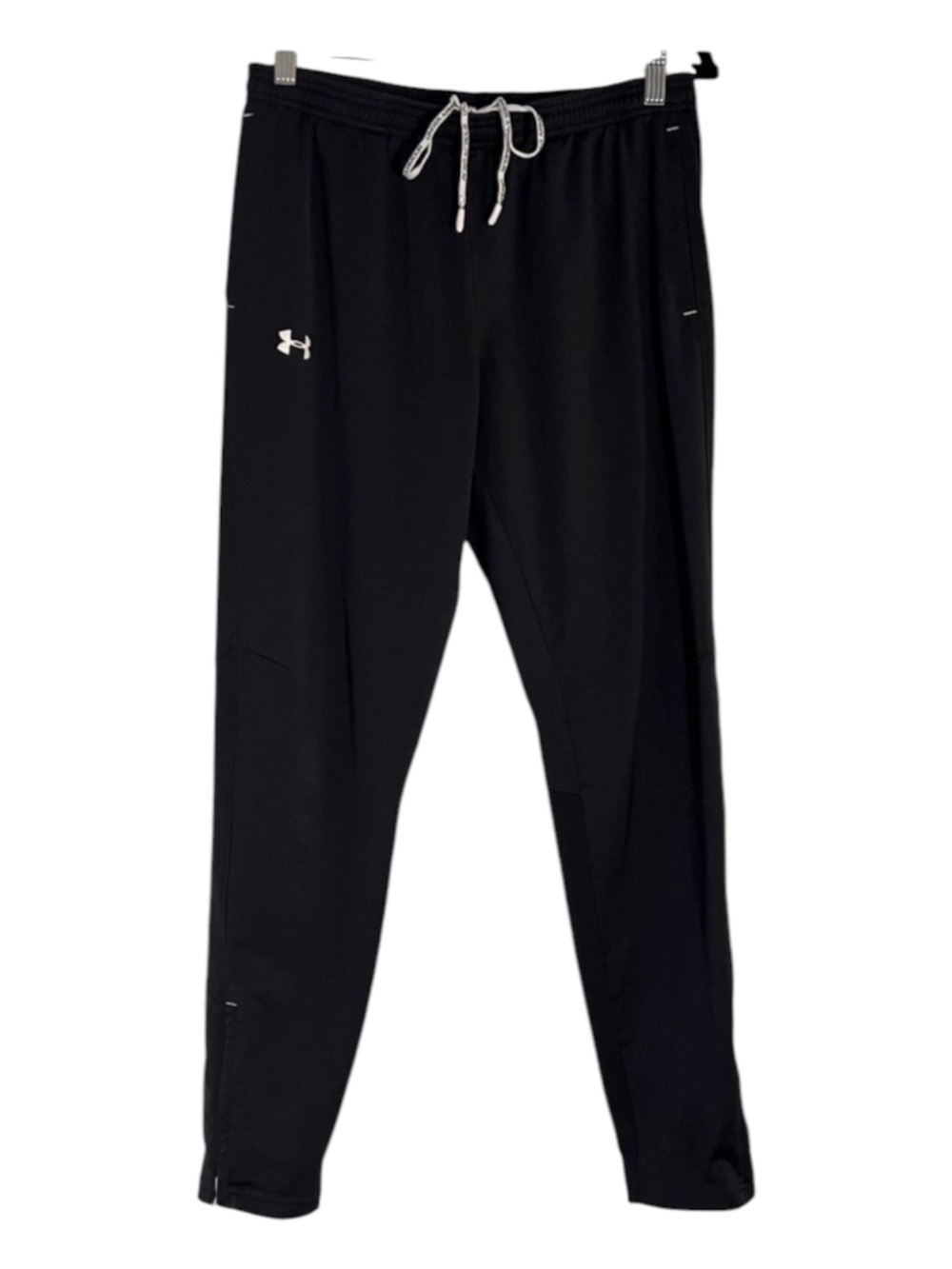 Under Armour Black Track Pants Bottom Zip